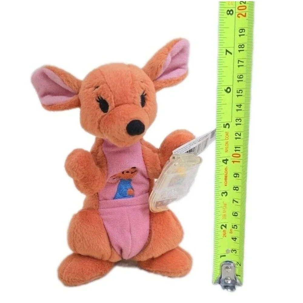 Walt Disney Mattel Winnie The Pooh Kanga+Roo Star Bean Beanbag Plush 7in NWT
